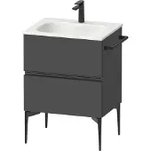Duravit Waschtischunterschrank wandhängend Sivida 61x59,2x47,7cm, 2 Schub., gra ma, Gr. sw