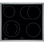 NEFF MR 1342 N, Schwarz, Integriert, Keramik, Glaskeramik, 4 Zone(n), 4 Zone(n)