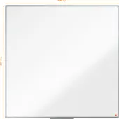 Nobo Whiteboard Essence 120 cm x 120 cm, Weiss