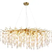 Globo Pendellampe Gloria 120 cm Gold