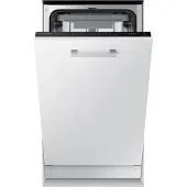 Samsung DW50R4070BB, Voll integriert, Single (45 cm breit), Weiß, Schwarz, Berührung, Schublade