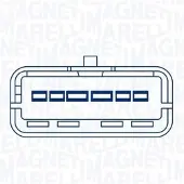 MAGNETI MARELLI Elektromotor, Fensterheber 350103174600 vorne rechts für Citroën