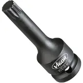 Vigor Schlagschrauber Schraubendrehereinsatz, 1/2 (12,5 mm) Vierkant hohl, Innen Vielzahn Profil XZN, SW M12
