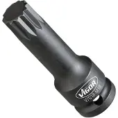 Vigor Schlagschrauber Schraubendrehereinsatz, 1/2 (12,5 mm) Vierkant hohl, Innen Vielzahn Profil XZN, SW M18