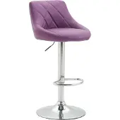 CLP Barhocker Lazio Kunstleder chrom lila