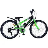 Volare Sportivo Kinderfahrrad - Jungen - 24 Zoll - 7 Gänge - Schwarz Grün