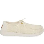 HEY DUDE Slipper Damen Wendy Crochet Lace White Gold-Schuhgröße 39