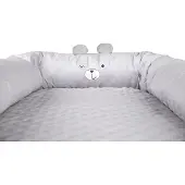 Roba Kuschelnest "Babylounge, style, Sammy, grau", grau (silbergrau), Obermaterial: 100% Polyester. Füllung: 100% Polyester, Bettnestchen, Kuschelnest, 3in1