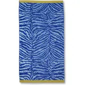 KAAT Amsterdam Badetuch Zayda Blau (100 x 180 cm)