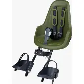Bobike ONE Mini Front Mount Fahrradsitz, Olive Green