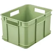Keeeper Aufbewahrungsbox Euro-Box L bruno eco, grass green 20 Liter, Material: PP/Regranulat, rundum lauf