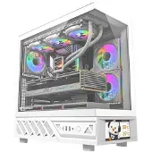 Darkflash DS950V PC Gehäuse mit Display + 6 Lüfter Weiß