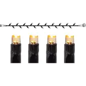 Star Trading System DECOR | Lichterkette 5m | koppelbar | schwarzes Kabel | 50 warmweiße LEDs