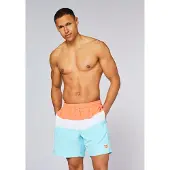 Chiemsee Badeshorts , Herren, Gr. L (52/54), bunt (melon), 100% Polyester, Badehosen Badeshorts