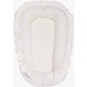 Mini Dreams Cozy Babynest Rüschen, Hellbeige