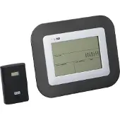 Grundig Wetterstation - mit Thermometer - schwarz