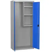 Simon Rack Aktenschrank, Mehrzweckschrank, Stahl-Aufbewahrungsschrank, 0 Ebenen, Doppeltüren, Schloss - Simonlocker