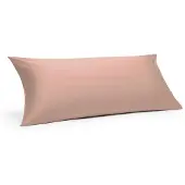 Yumeko Kissenbezug Baumwollsatin 40x80 Rosa - Eco, Bio & Fairtrade