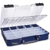 Raaco CarryLite 80 5x10-20/DLU, Blau, Polycarbonat (PC), Polypropylen (PP), 413 mm, 330 mm, 82 mm, 1,97 kg