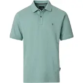 Casamoda Poloshirt Stretch Melange Grün - XXL