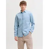 Jack & Jones Jeanshemd "JJESTANLEY JJSHIRT AT 021 NOOS" Baumwolle, normal geschnitten