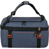 American Tourister Reisetasche Rucksack Urban Track Duffle / Backpack Coated 60L Navy / Orange blau