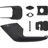 Haibike All Mtn E-bike-motorschutzabdeckungsset Silber Silber One Size