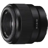 Sony SEL-50F18F Standard Objektiv (Festbrennweite, 50 mm, F1.8, Vollformat, geeignet für A7, A6000, A5100, A5000 und Nex Serien, E-Mount) schwarz
