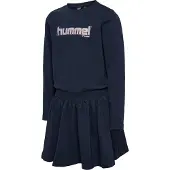 Hummel hmlARIA DRESS L/S - BLACK IRIS, Größe:104