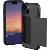 IMoshion Apple iPhone 15 Hülle - Kunststoff - - Backcover/Hard Case - Schwarz
