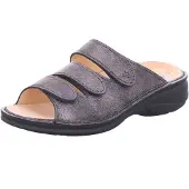 Finn Comfort 02620-810511 Hellas - Damen Pantolette - Platin, Größe:40 EU