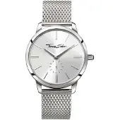Thomas Sabo Uhr für Damen mit Quarzwerk und Edelstahl-Meshband