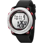 Sector Herren Digital Uhr Casual Silikon Armbanduhr schwarz USE51546002