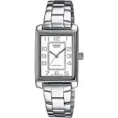 Casio Damen Armbanduhr LTP-1234PD-7BEG analog Edelstahl