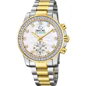 Jaguar Damen Multifunktion Uhr Connected Edelstahl silber gold UJ982/1