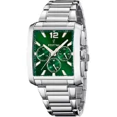 Festina Herrenuhr F20635/3 Silber Grün