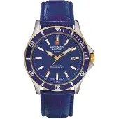 Swiss Alpine Military Herren Uhr Analog Quarz 7022.1545SAM Leder