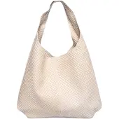 Luisa Vannini Beige Rindsledertasche
