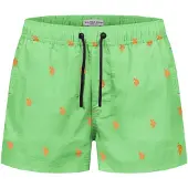 U.s. polo assn. . Herren Badeshorts mit Allover-Logo-Design