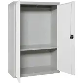 Simon Rack Aktenschrank, Mehrzweckschrank, Stahl-Aufbewahrungsschrank, 1 Ebenen, Doppeltüren, Schloss - Simonlocker