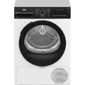 Beko BMGT4122SBI, Freistehend, Frontlader, Wärmepumpe, Weiß, Drehregler, Berührung, Rechts