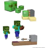Minecraft Redstone Charged Klebriger-Kolben-Falle mit Actionfigur, Zubehör & beweglichem Mechanismus, 6 Jahr(e), Grün, Kunststoff