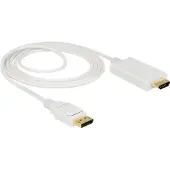 DeLOCK 83818, 2 m, DisplayPort, HDMI, Männlich, Männlich, Gerade