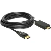 DeLOCK 85319, 5 m, DisplayPort, HDMI, Männlich, Männlich, Gerade
