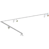 Licht-Erlebnisse Spot Strahler Metall GU10 verstellbar in Weiß Gold Modern