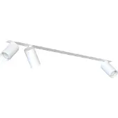 Licht-Erlebnisse Spot Strahler Aluminium Metall GU10 verstellbar Weiß 3-flammig länglich Modern
