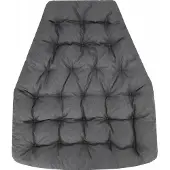 Hobbygarden Polster Auflage Kissen für Hängekorb Hängesessel Hängeschaukel Schaukel Cocoon Antrazit