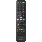 Meliconi 808043, TV, IR Wireless, Drucktasten, Schwarz