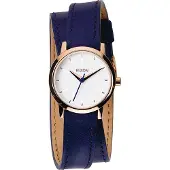 Nixon A4031675-00 Damen-Armbanduhr, Edelstahl-Gehäuse, Leder-Armband