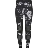 Urban Classics Leggings "Damen Girls Tech Mesh AOP Leggings"